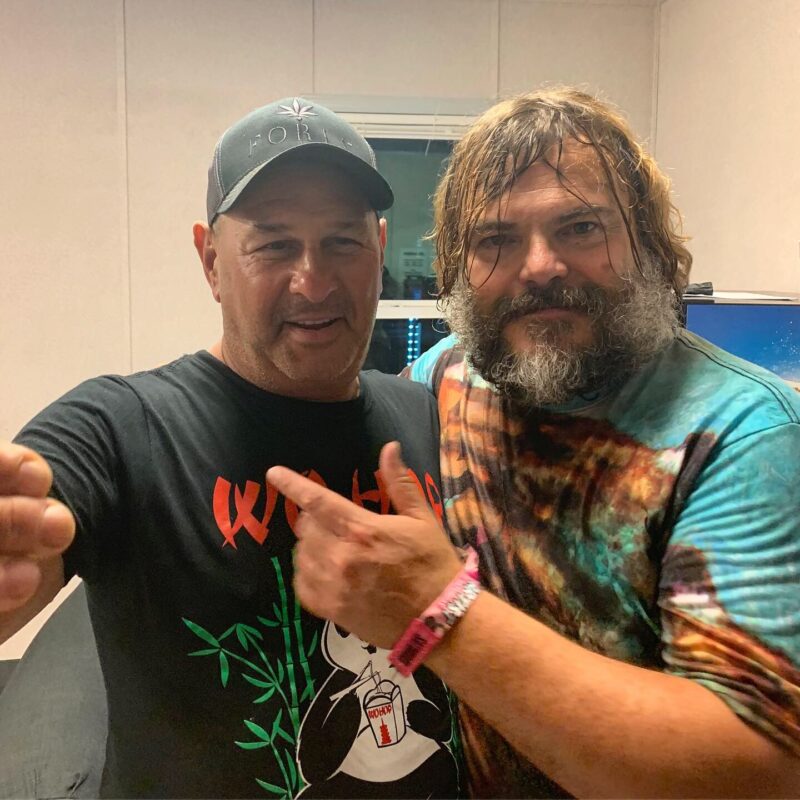 Howie with Jack Black